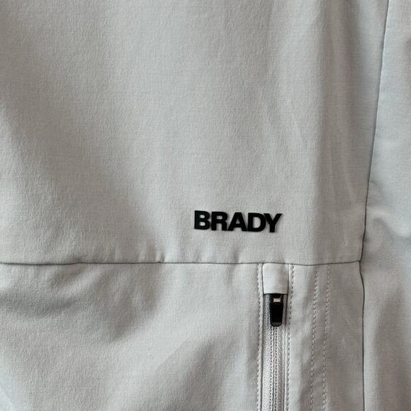 Brady Mens Vest Large Gray Zero Wight Golf Vest Vented Lightweight Performance - Picture 5 of 11